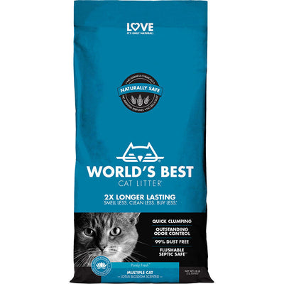 World's Best Cat Multi Cat Lotus 28lb 840673101914