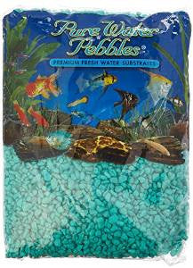 World Wide Imports Pure Water Pebbles Turq Pbbl 6/5lb {L - 1} 029549 - Aquarium