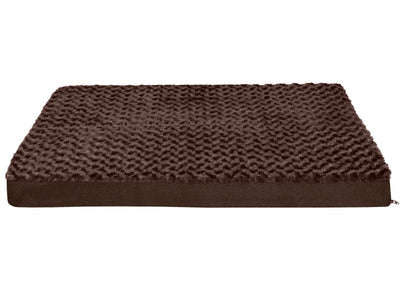 Fur Haven Pet Products Ultra Plush Deluxe Orthopedic Pet Cushion Chocolate Large 815181022846