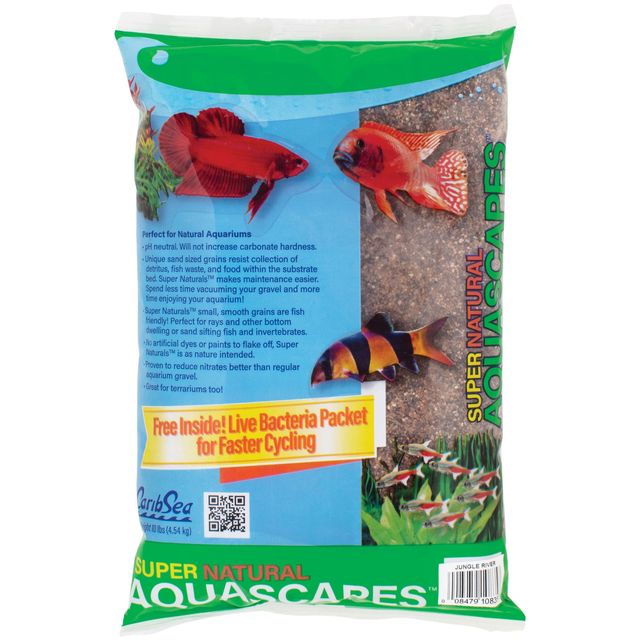 CaribSea Super Natural Aquascapes Aquarium Sand Jungle River 4ea/10 lb 008479108357