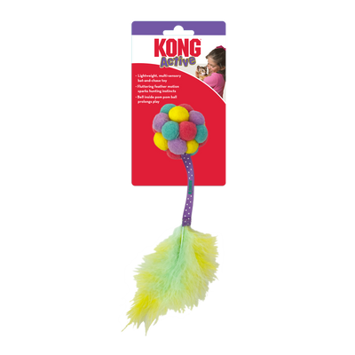 KONG Cat Active Bubble Ball Cat Toy Assorted Color 035585524047