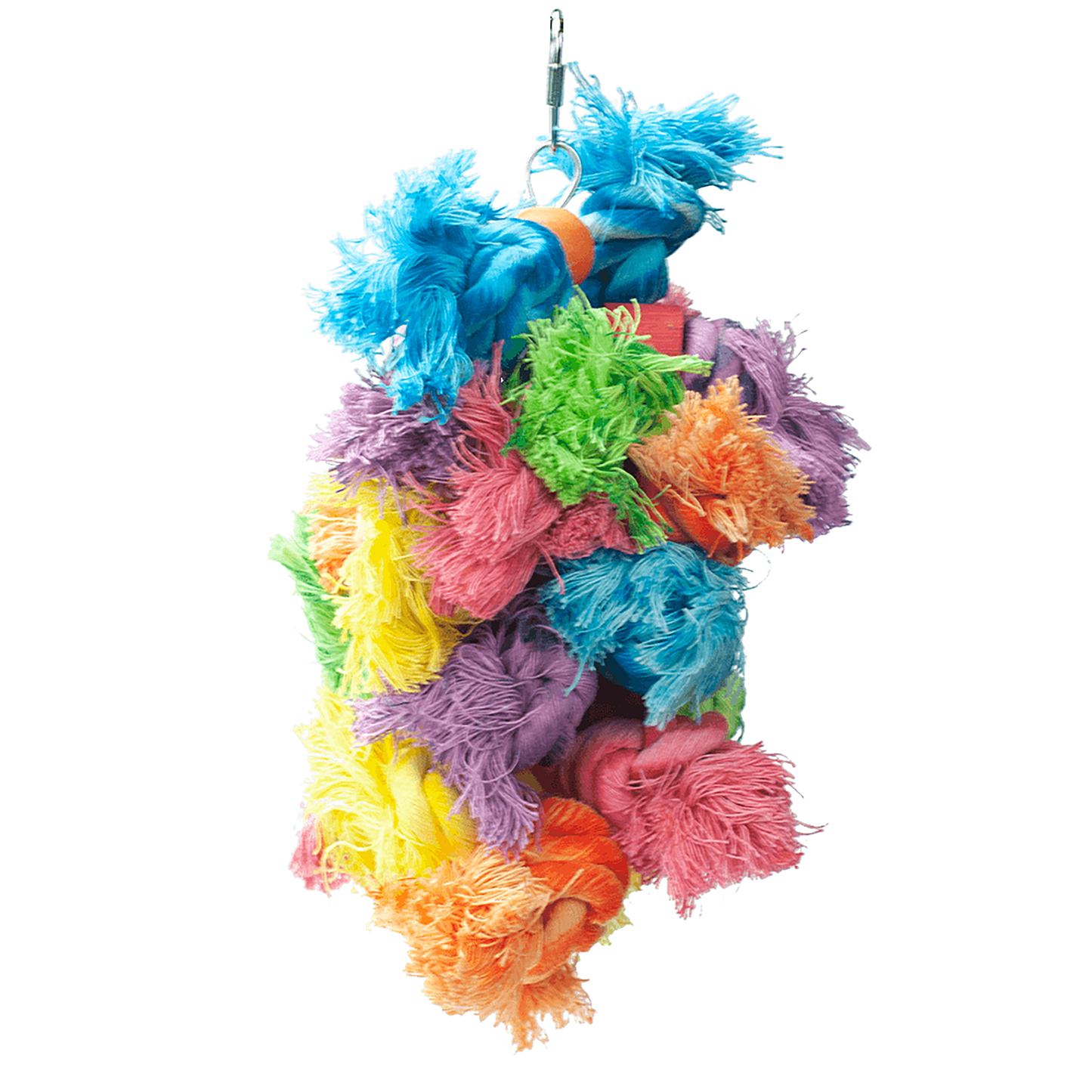 A & E Cages Happy Beaks Wooly Monster Bird Toy Medium 644472013702