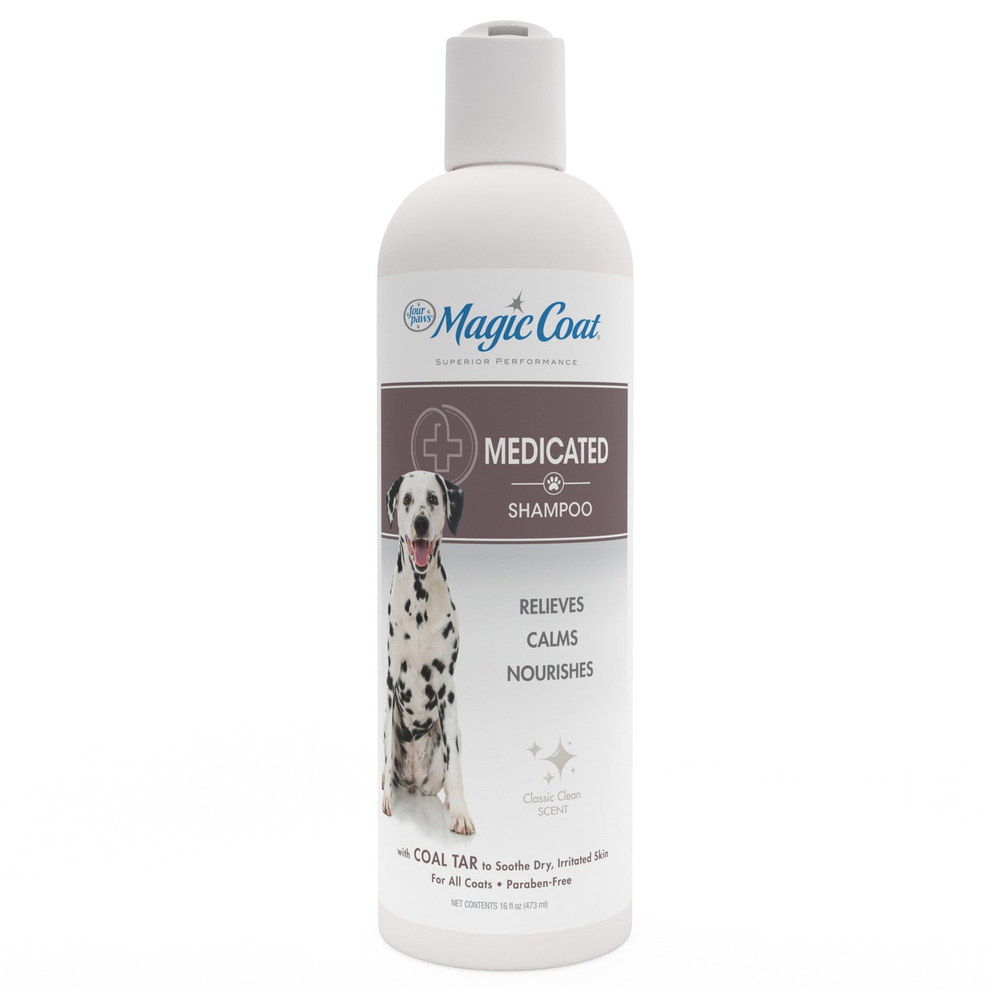Four Paws Magic Coat Medicated Dog Shampoo Classic Clean 16 oz (1 ct) 045663976477