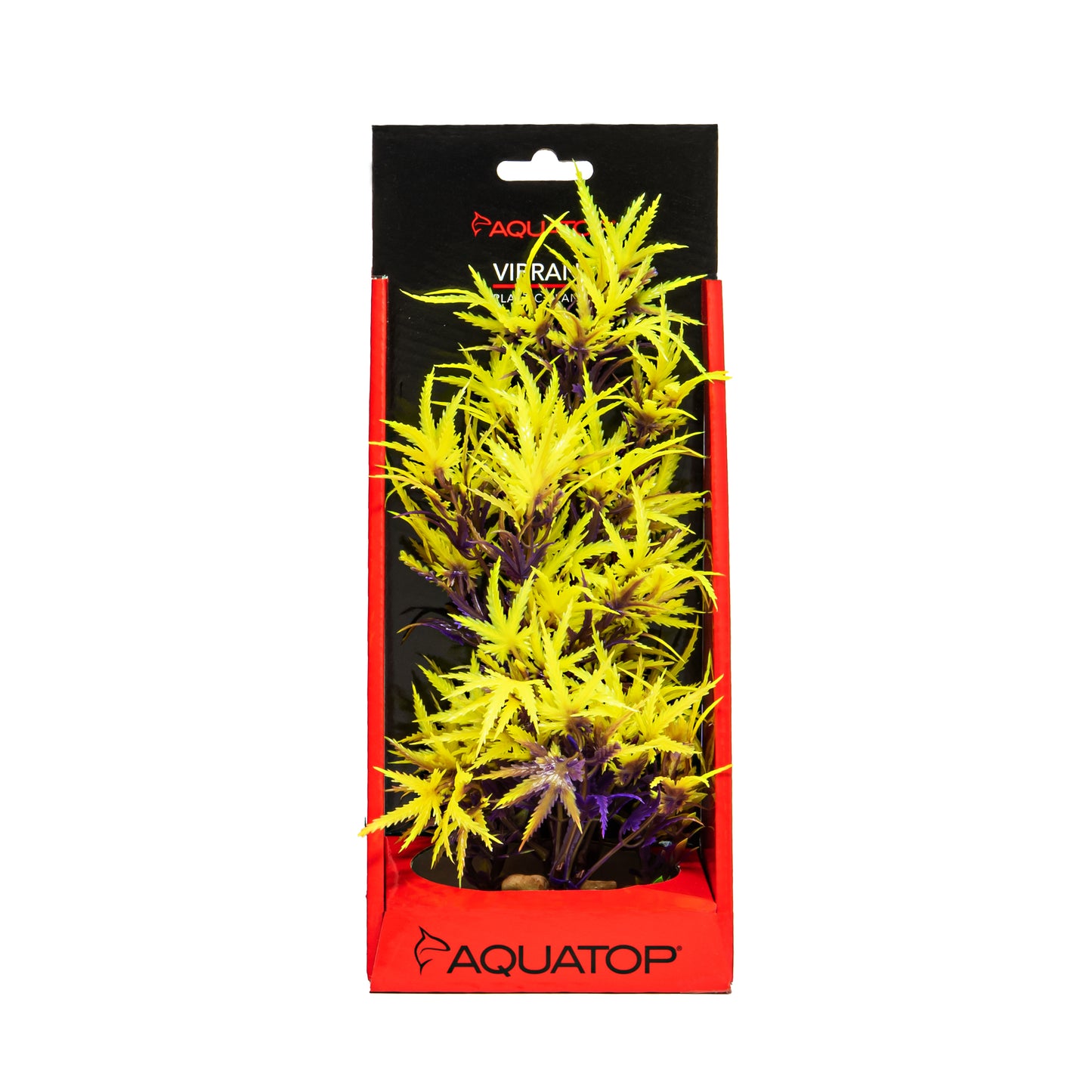 Aquatop Vibrant Fluorescent Cannabis Plant Olive 10 in 850047393746