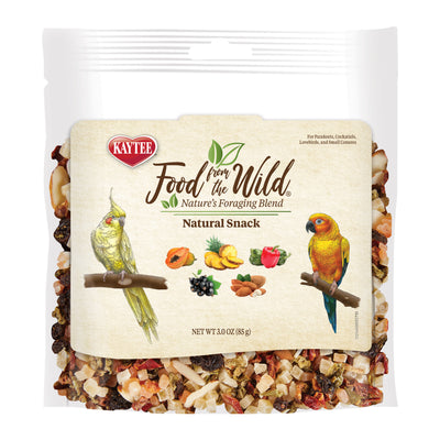 Kaytee Food From the Wild Natural Snack Small Pet Bird 3 oz 071859006253