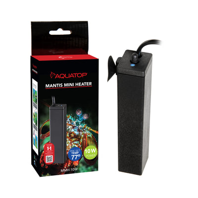 Aquatop Mantis Mini Heater Pre-set 77F 10 W 810074881067