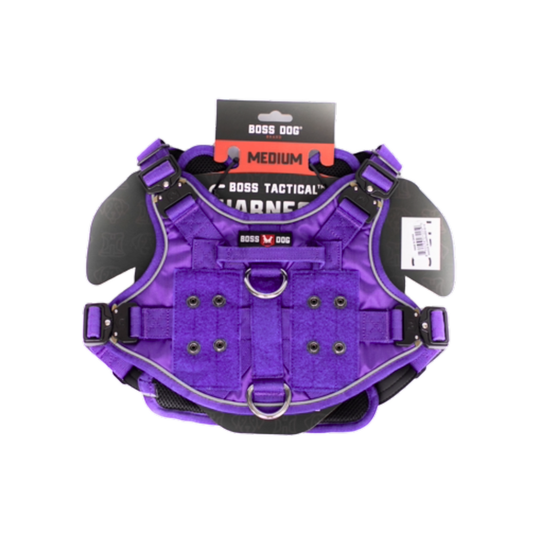 Boss Dog Tactical Dog Harness Purple Medium 850036272861