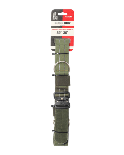 Boss Dog Human Boss Tactical Utility "Dog Walker" Belt Green Medium (32-36In Waist) 850065051536