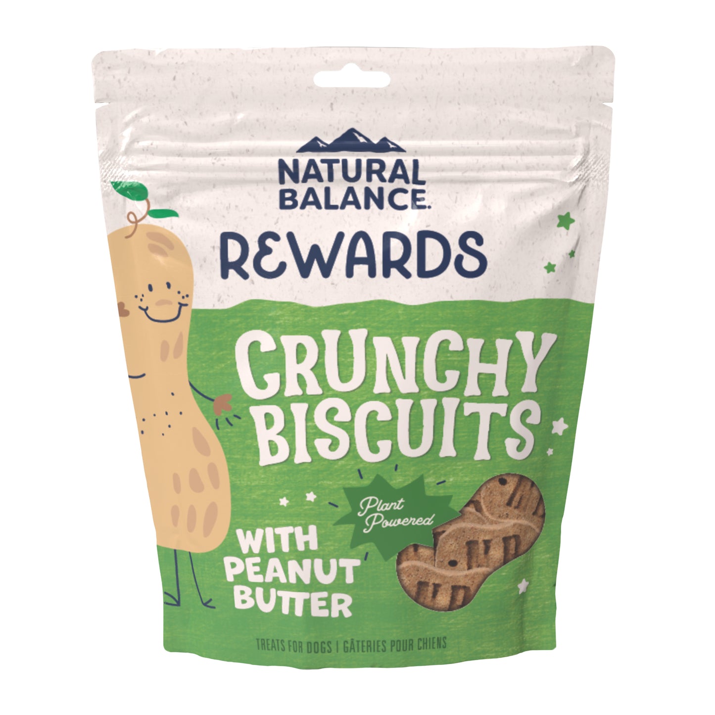 Natural Balance Pet Foods Rewards Crunchy Biscuits Dog Treats Peanut Butter 14 oz 723633014632