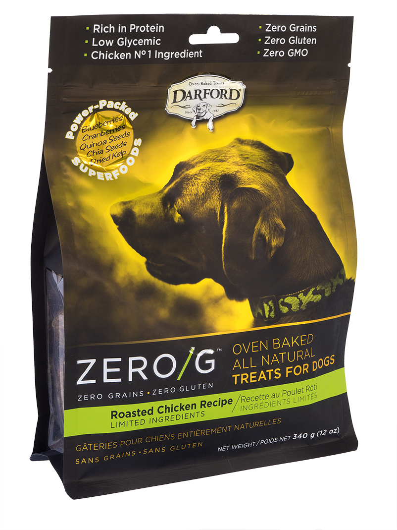 Darford Zero/G MINIS Oven Baked Dog Treats Roasted Chicken Recipe Regular Roasted Chicken Recipe 12 oz 064863034206