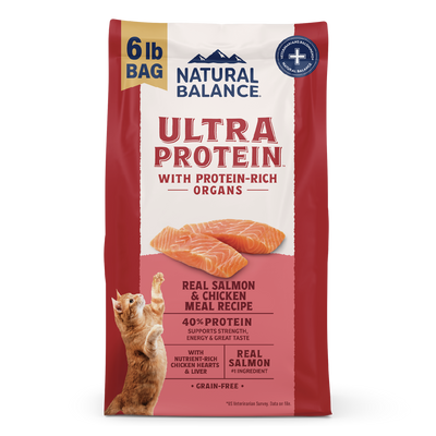 Natural Balance Pet Foods Ultra Protein Dry Cat Food Salmon & Chicken 6 lb 723633006897