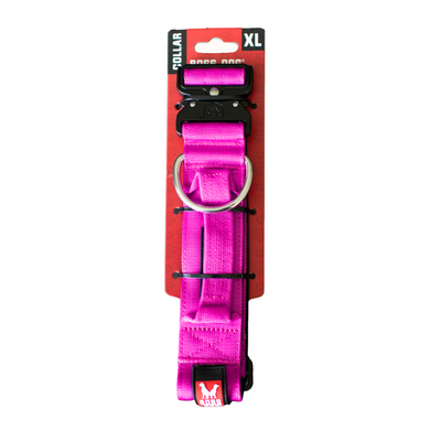 Boss Dog Tactical Adjustable Dog Collar Hot Pink X-Large 850036272960