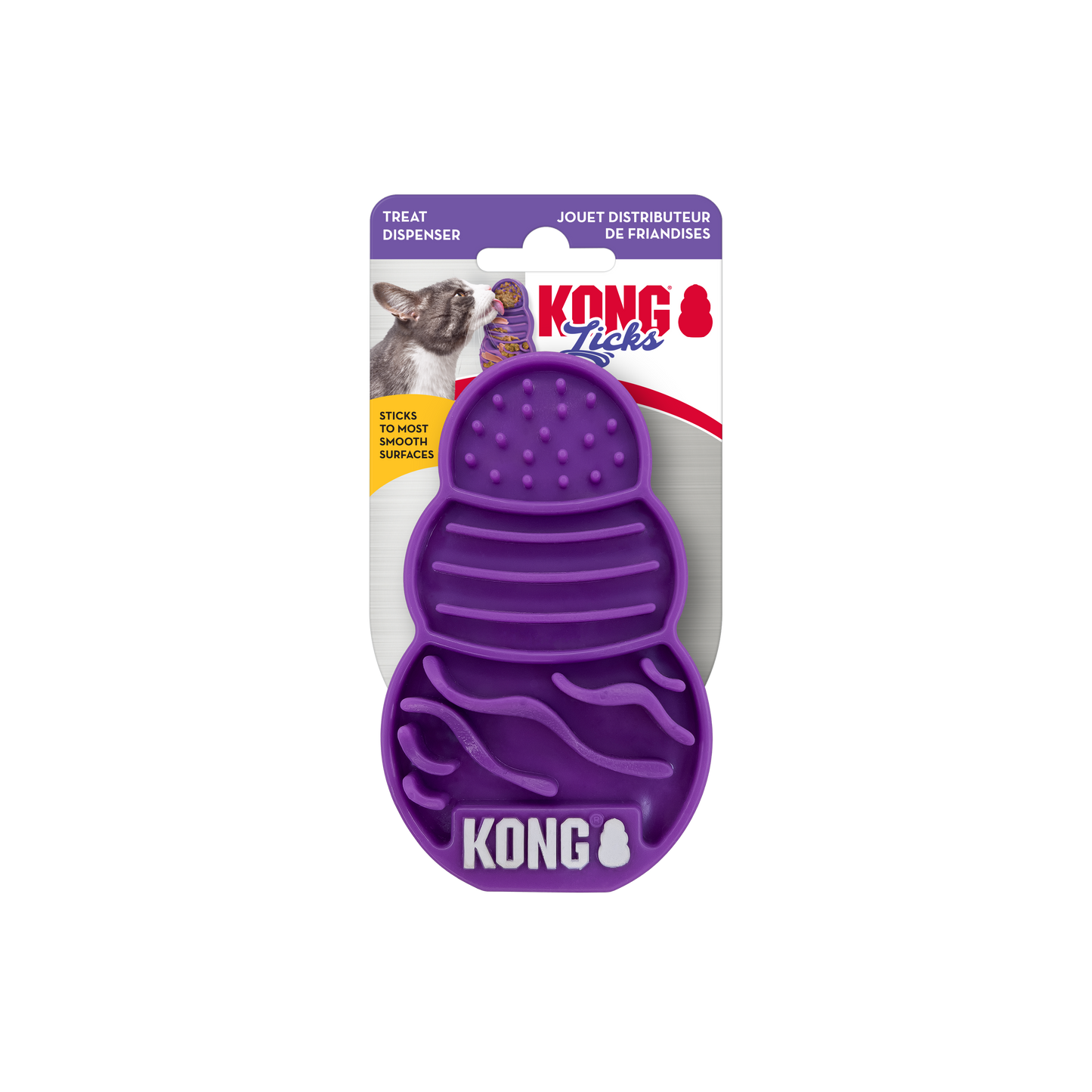 KONG Licks Kitty Cat Treat Toy Small 035585530086