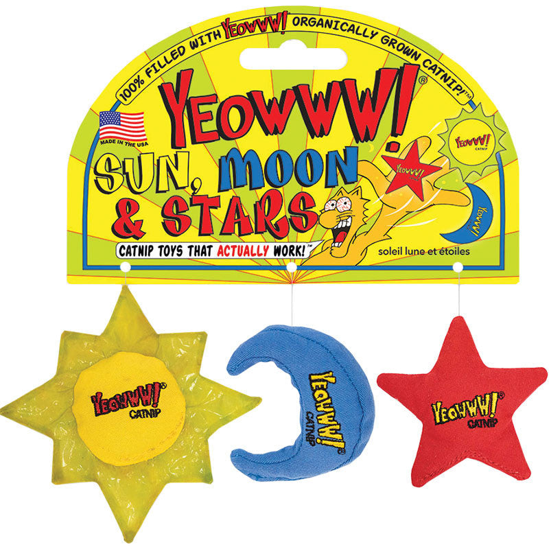 Yeow C Catnp Sun Moon Star 3pk Yeowww! 4 Ea Per Cas 812402004353