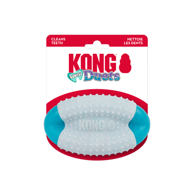 KONG Duets Dental Football Dog Toy Medium/Large 035585506258