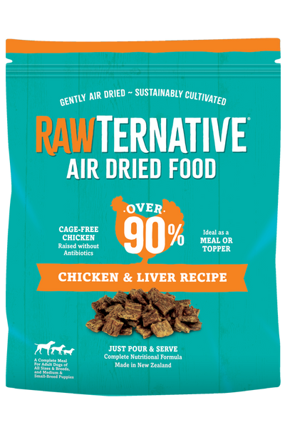 Grandma Mae's Country Naturals Rawternative Air Dried Dog Food Chicken & Liver 5 lb 850042318010