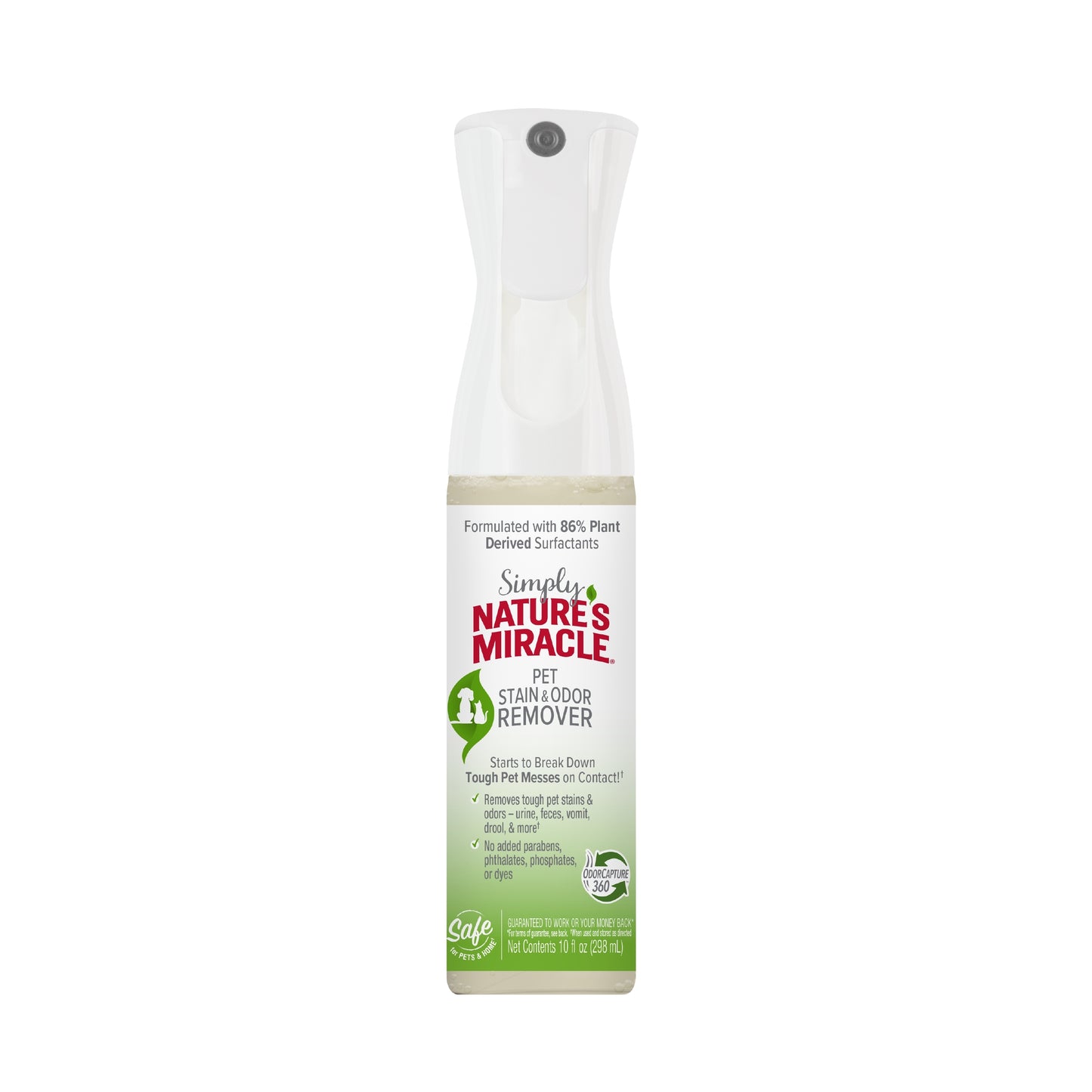 Nature's Miracle Simply Pet Stain & Odor Remover Aerosol 10 oz 018065985071
