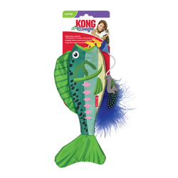 KONG Wrangler Angler Fish Cat Toy Assorted Color 035585517063
