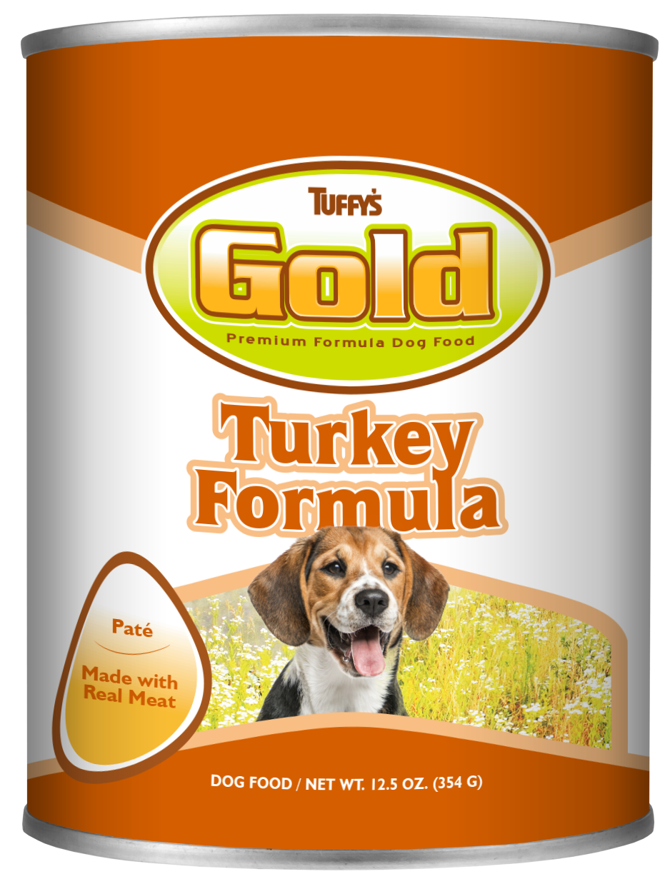 Tuffy's Gold Canned Dog Food Turkey 12ea/12.5 oz 073893025535