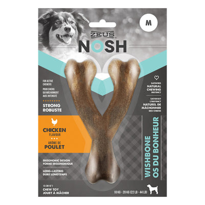 Zeus Nosh Strong Chew Bone, Chicken, Med 022517964415