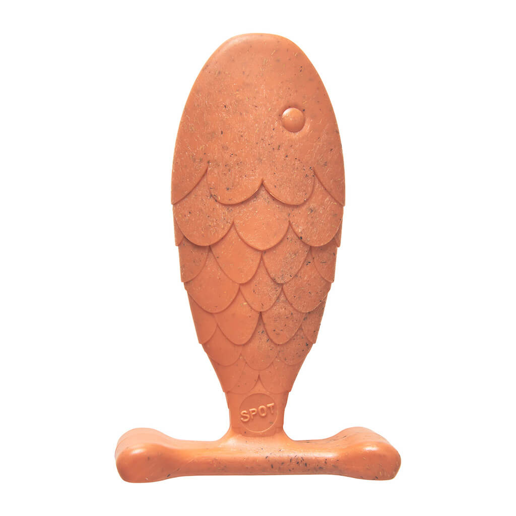 Bam-Bone Fish Salmon Dog Toy Salmon 5.5 in 077234547663