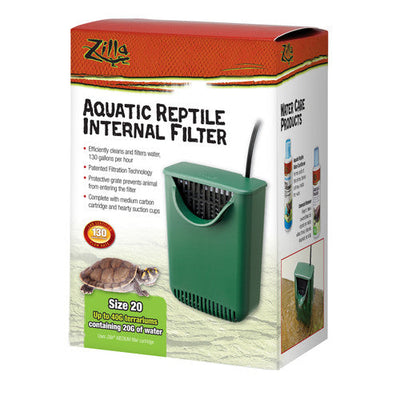 Zilla Aquatic Reptile Internal Filter 20 Gallons