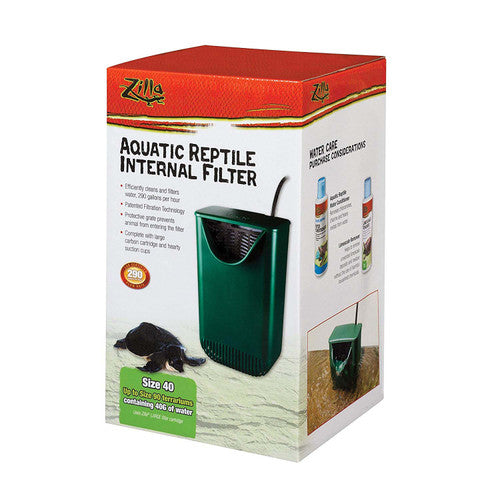 Zilla Aquatic Reptile Internal Filter 40 Gallons