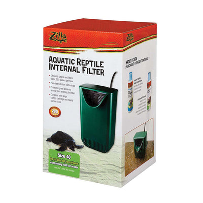 Zilla Aquatic Reptile Internal Filter, 40 Gallons