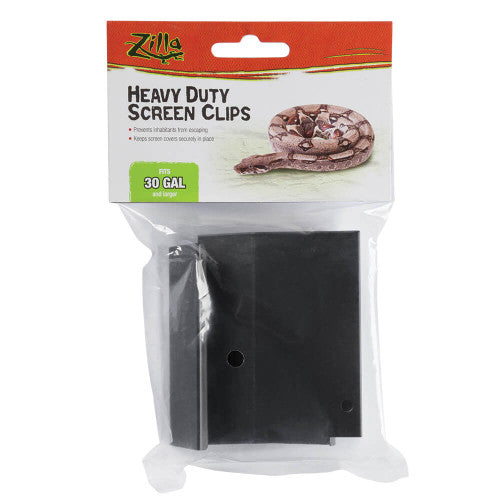 Zilla Heavy Duty Screen Clips Large (D) - Reptile