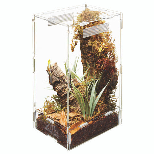 Zilla Micro Habitat Terrariums with Locking Latch Arboreal Large - Reptile