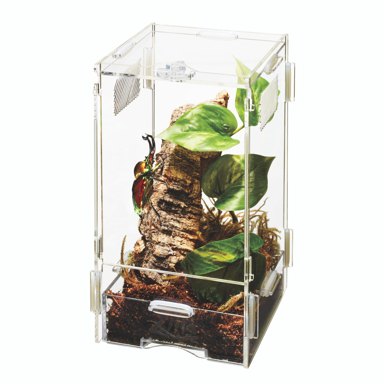 Zilla Micro Habitat Terrariums with Locking Latch Arboreal, Small