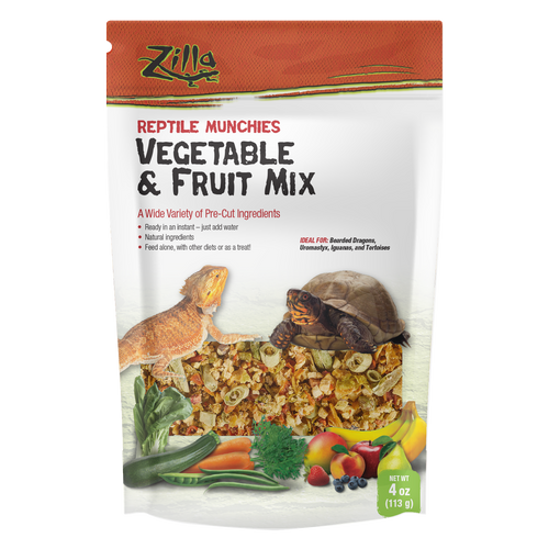 Zilla Reptile Munchies Vegetable and Fruit Mix 4 Ounces