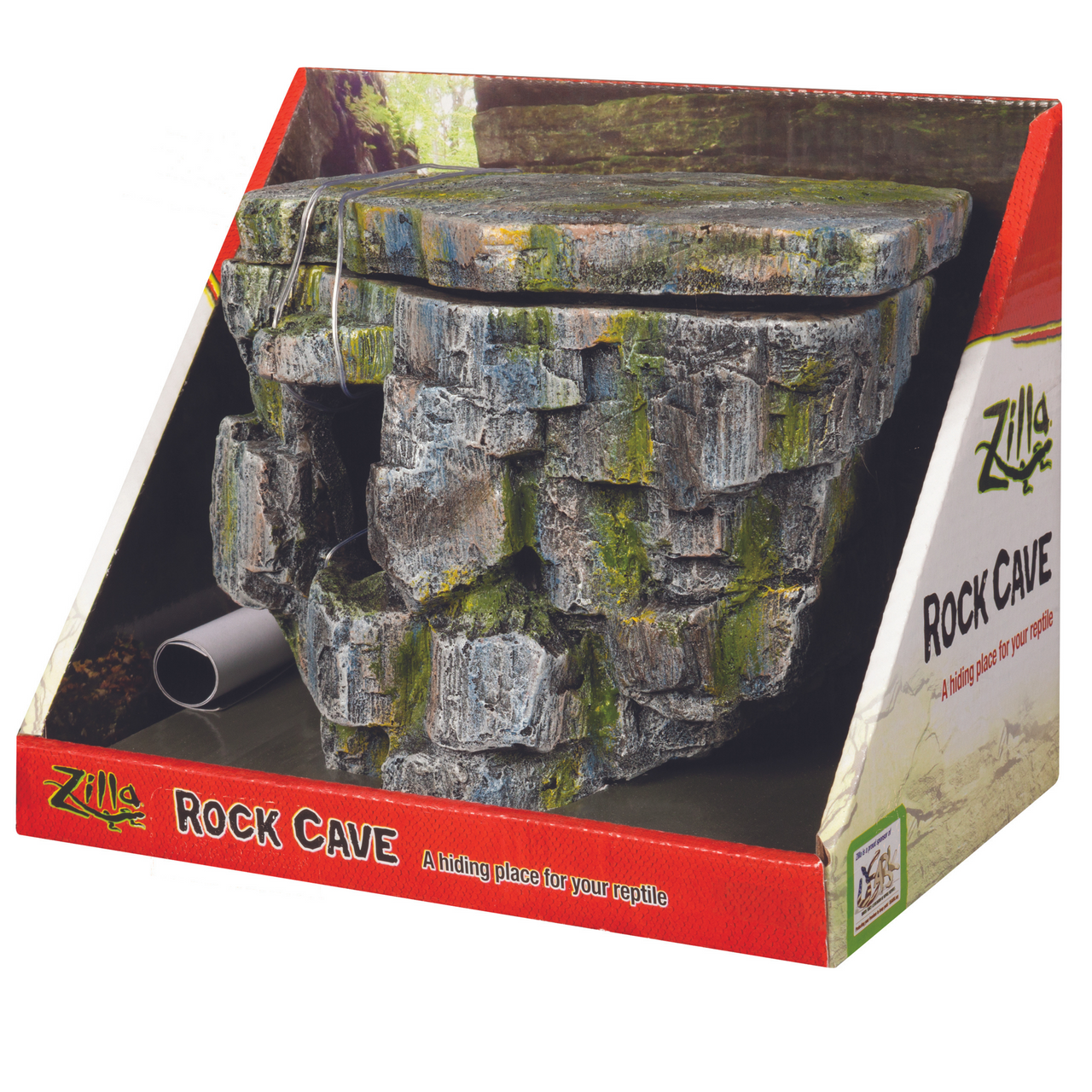 Zilla Vertical Dcor Rock Cave 8.75 x 5.875 x 7.25"