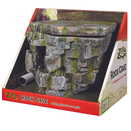 Zilla Vertical Dcor Rock Cave 8.75 x 5.875 7.25’ - Reptile