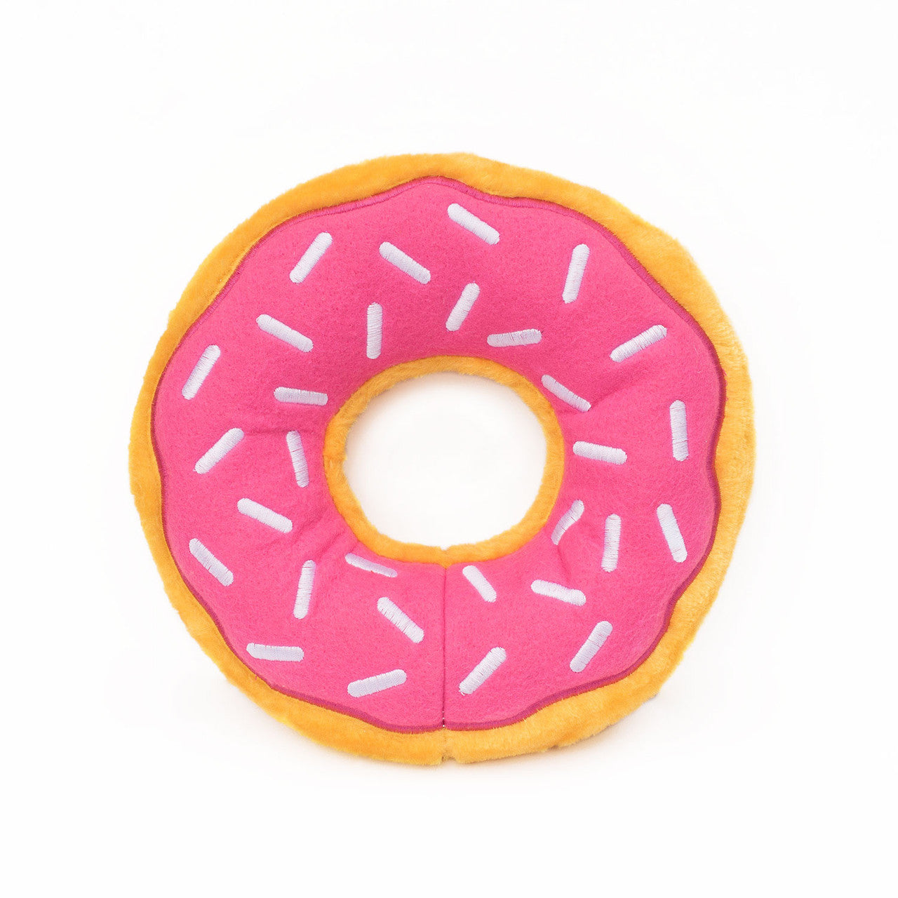 ZippyPaws Donutz Dog Toy Strawberry Jumbo XL