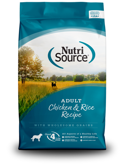 NutriSource Dry Dog Food Chicken & Rice 26 lb 073893260103