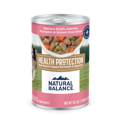 Natural Balance Pet Foods Health Protection Salmon & Pumpkin Stew Can Dog Food Salmon & Pumpkin 6ea/12.5 oz 723633007221