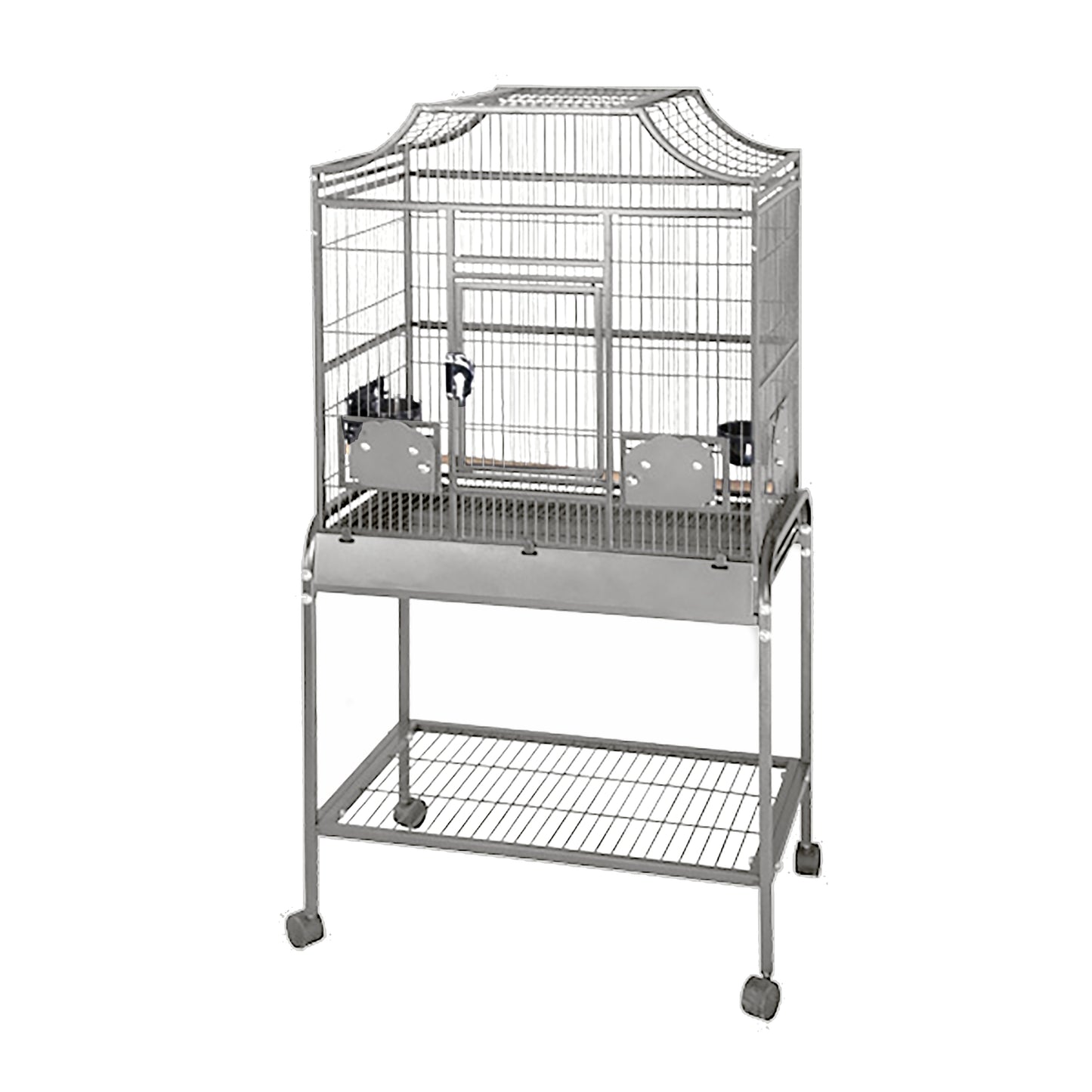 A & E Cages Elegant Style Flight Bird Cage Platinum 28In X 18 in 644472402025