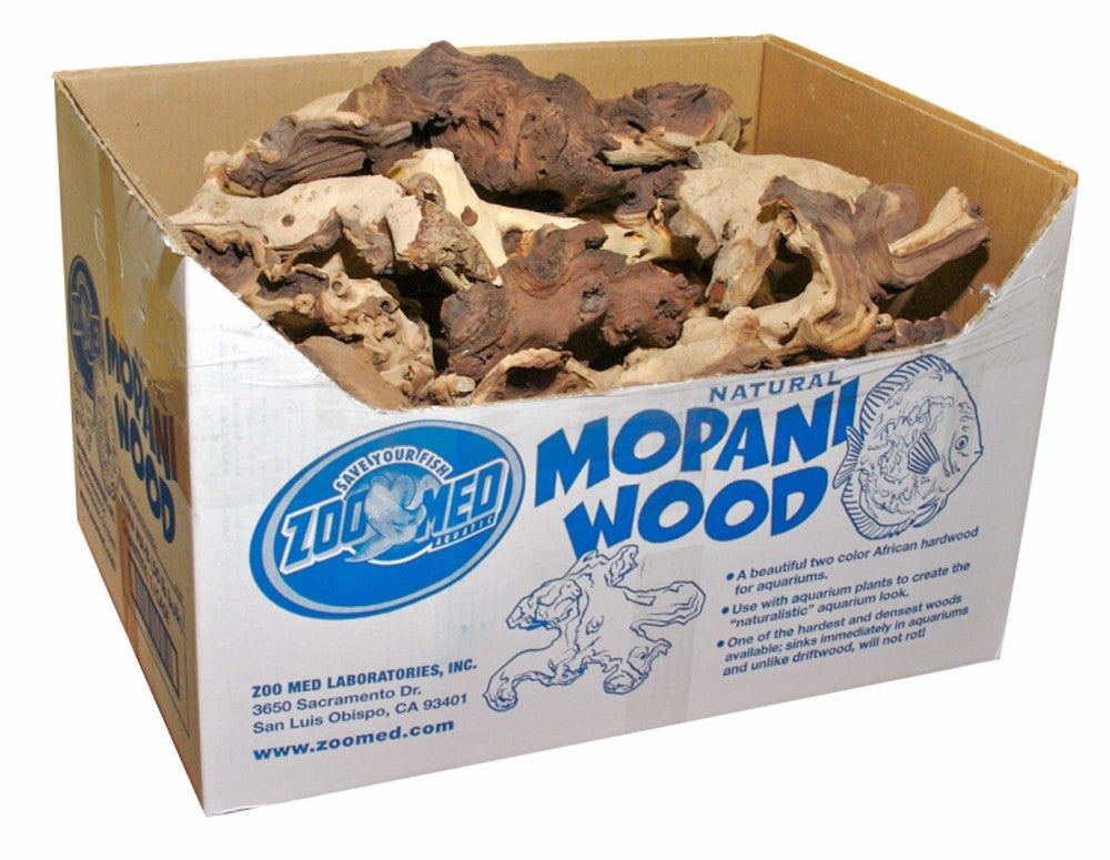 ZooMed Mopani Wood 50 lb Bulk Aquarium Tag ZooMed Mopani Wood 50 lb Bulk Aquarium Tag