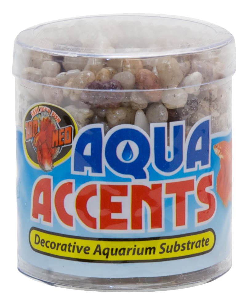 Zoo Med Aqua Accents River Pebbles Light 8 oz