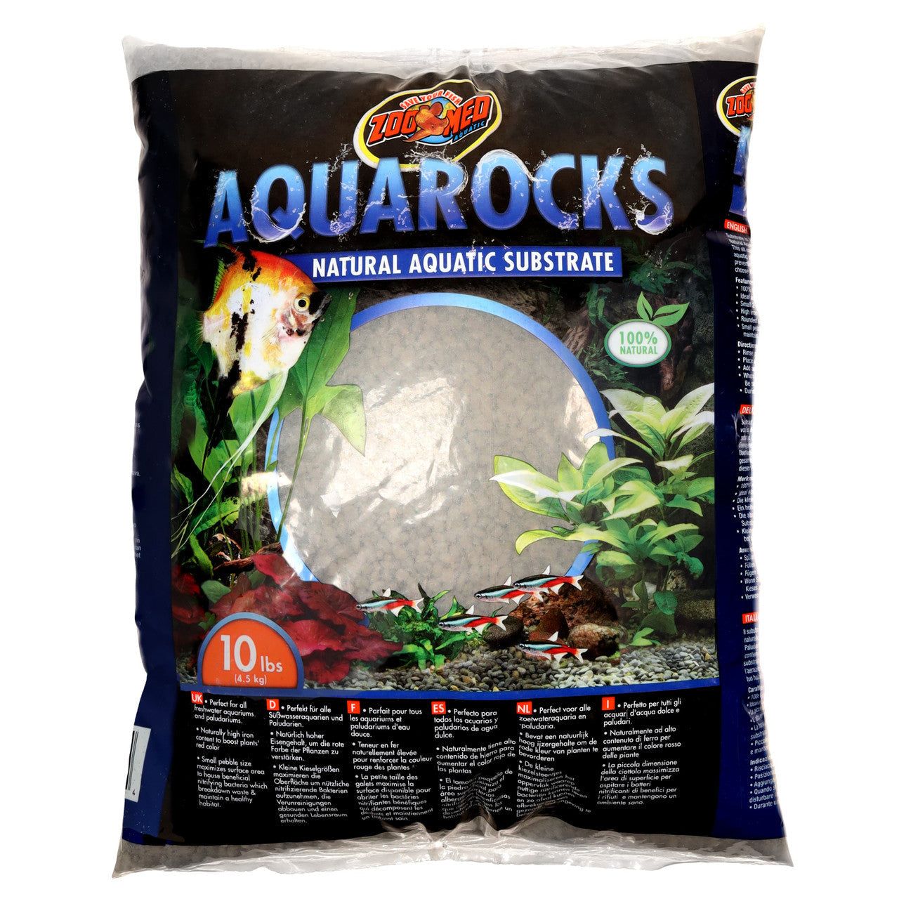 Zoo Med AquaRocks Natural Aquatic Substrate 10lbs