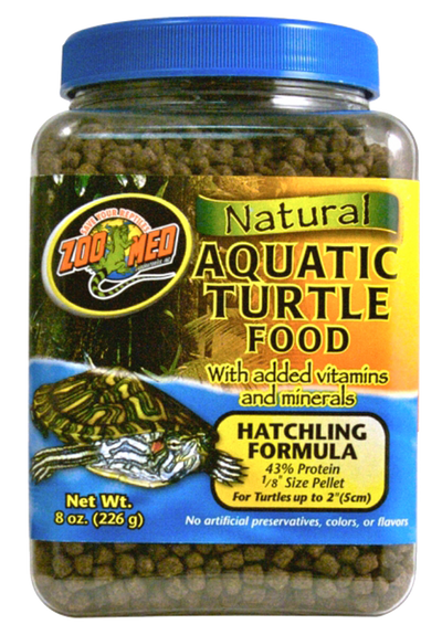 Zoo Med Aquatic Turtle Micro Pellet Hatchling Food 8 oz