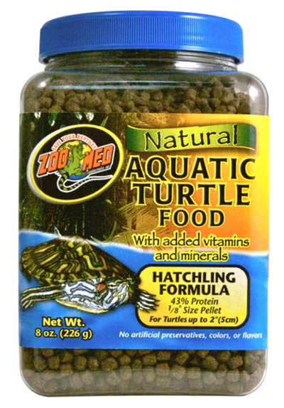 Zoo Med Aquatic Turtle Micro Pellet Hatchling Food 8 oz - Reptile