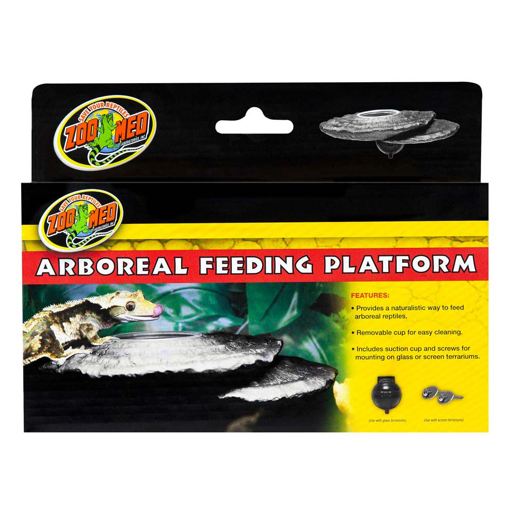 Zoo Med Arboreal Feeding Platform Black