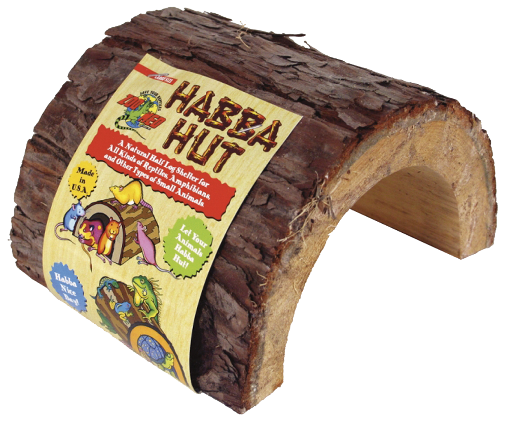 Zoo Med Habba Hut Terrarium Hideaway Brown LG