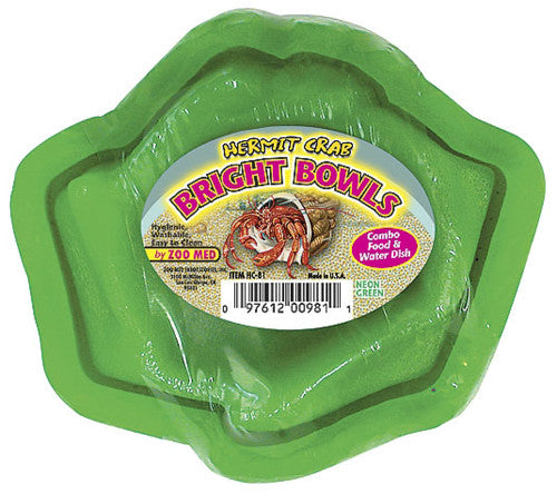 Zoo Med Hermit Crab Bright Bowl Neon Green - Reptile