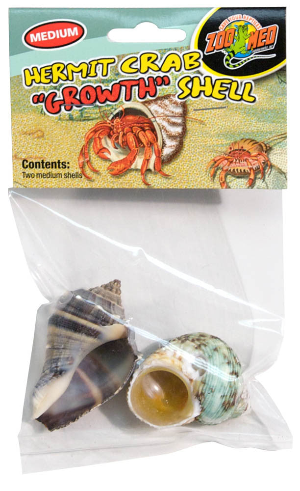 Zoo Med Hermit Crab Growth Shell Assorted MD 2pk