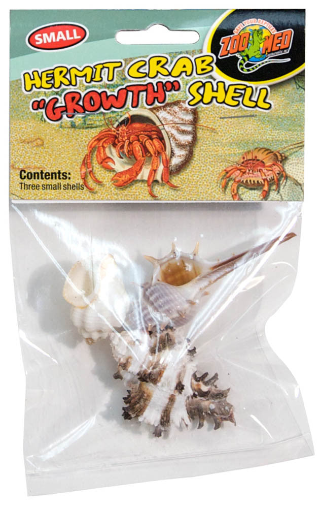Zoo Med Hermit Crab Growth Shell Assorted SM 3pk