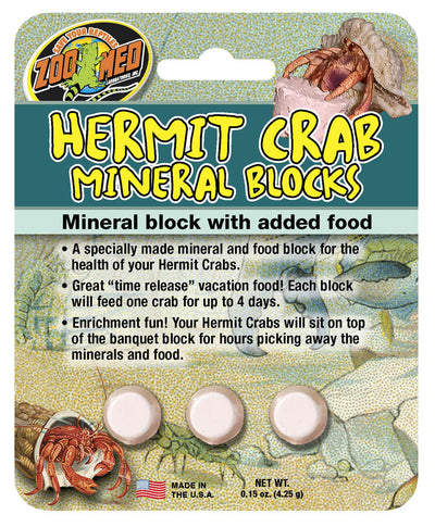 Zoo Med Hermit Crab Mineral Block 0.15 oz