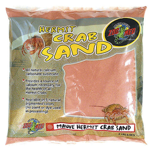 Zoo Med Hermit Crab Sand Mauve 2 lb - Reptile